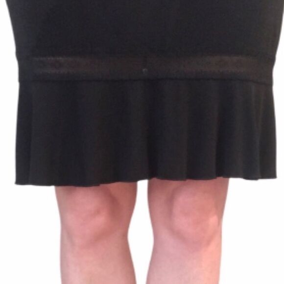 Black Max Studio Embroidered Flutter Skirt - Picture 11 of 14